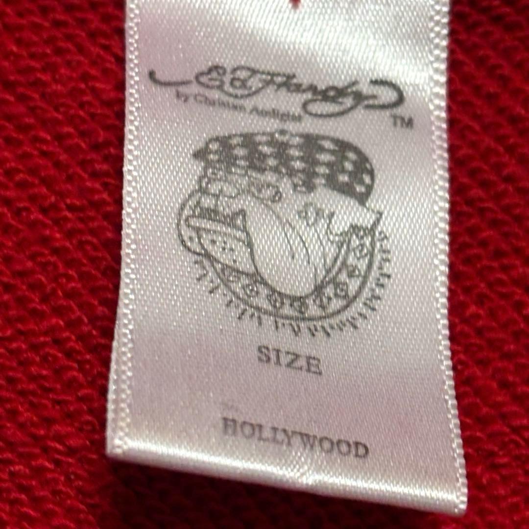 エドハーディー×クリスチャンオードジェ− フルジップパーカー スカル