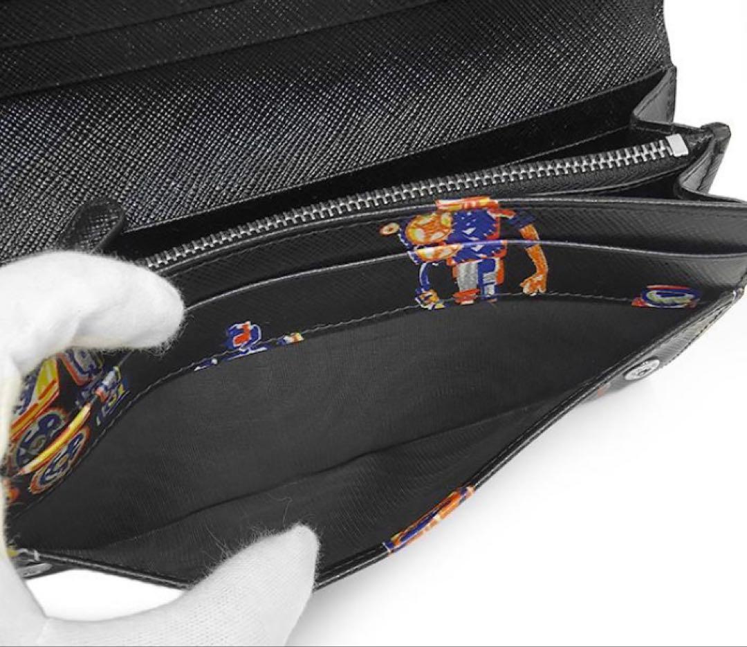 バンブー 様専用 PRADA ロボット柄 長財布 ブラック プラダ 1MH132