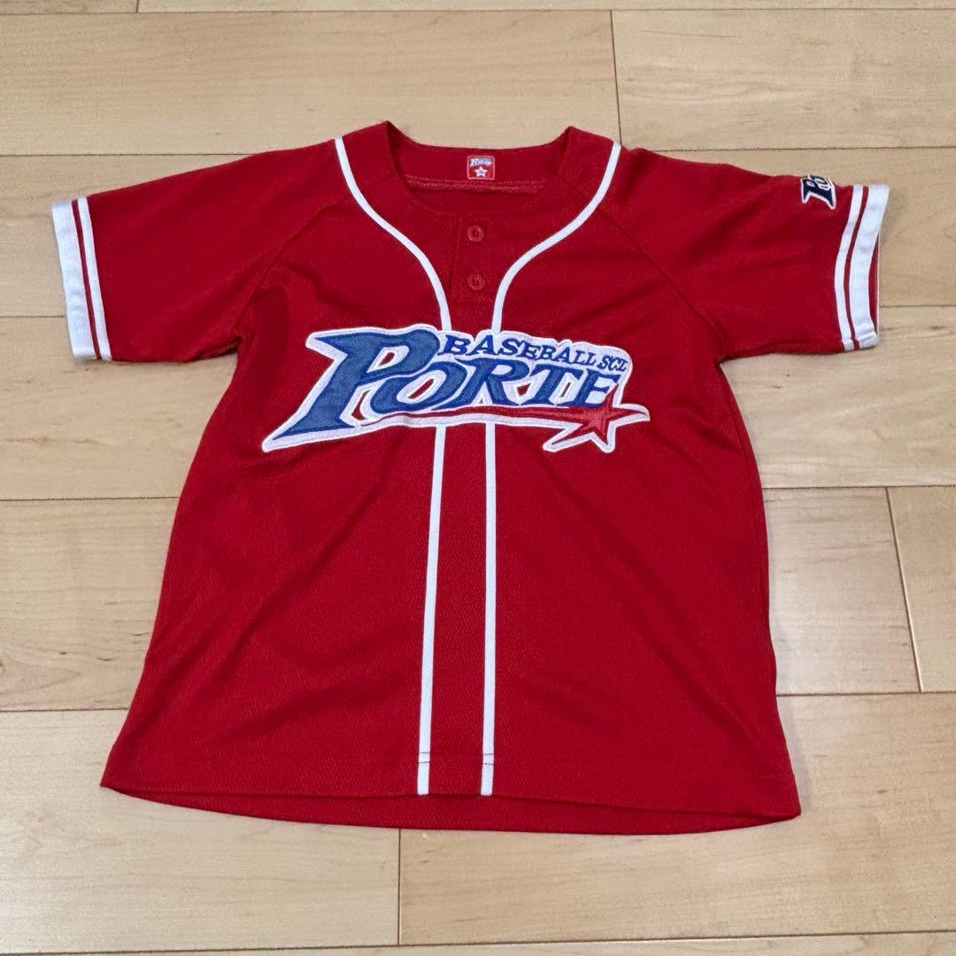 ポルテ 公式 7点セット ベースボールスクール ユニフォーム 145 野球