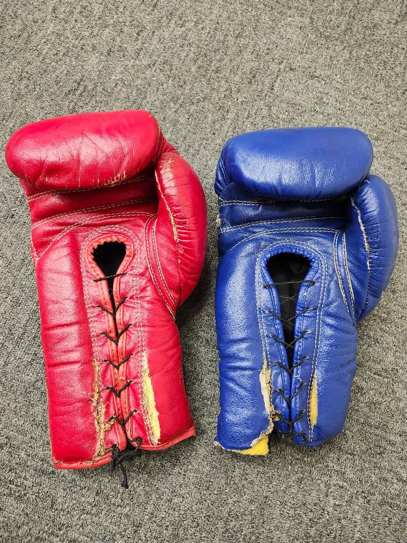 WINDY ボクシンググローブ 赤 青 右右セット 14oz 14オンス - メルカリ