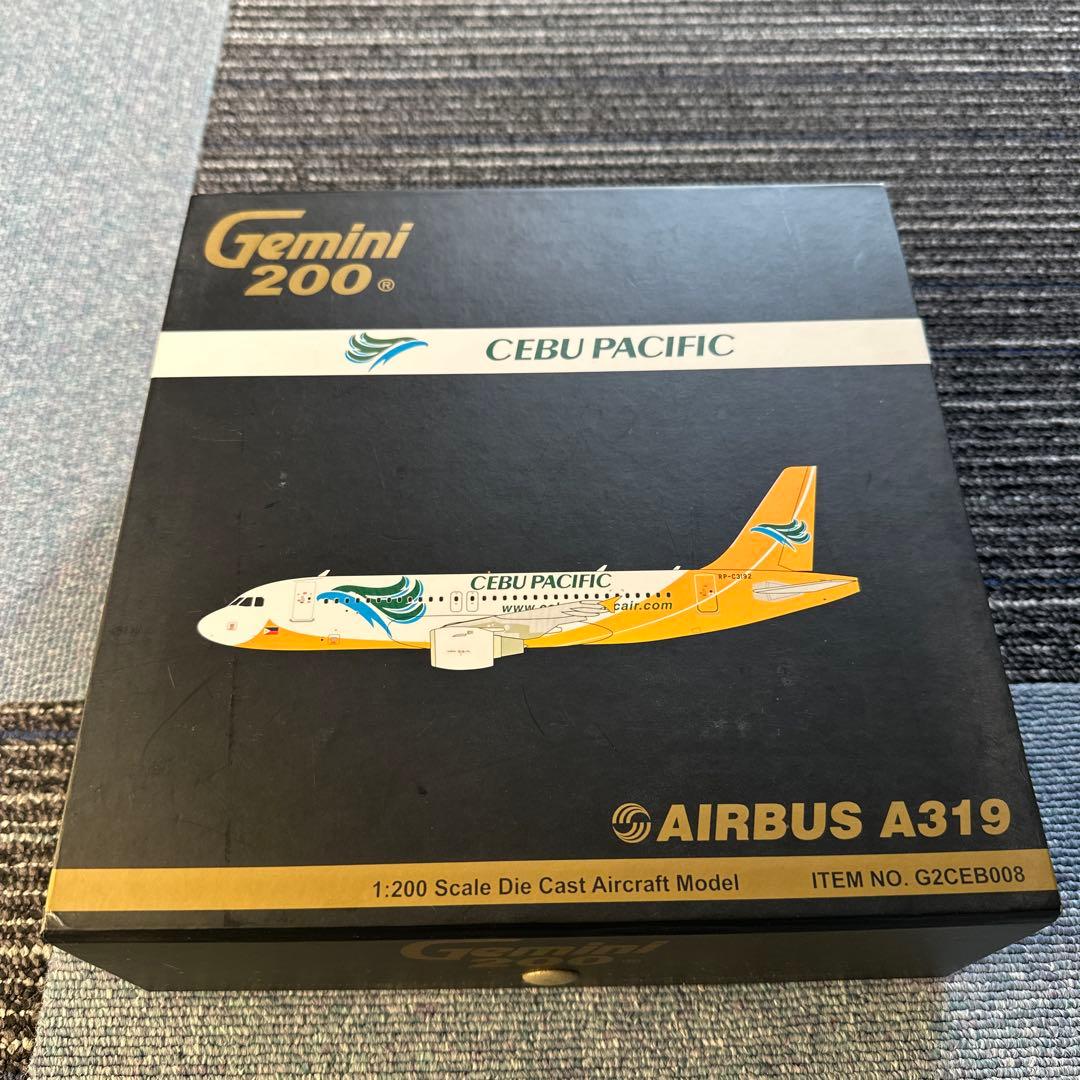 Gemini200 Cebu Pacific A319 1/200 セブ航空 Gemini 1/200 AIRBUS A319 Cebu Pacific RP-C3192 G2CEB008 Diecast