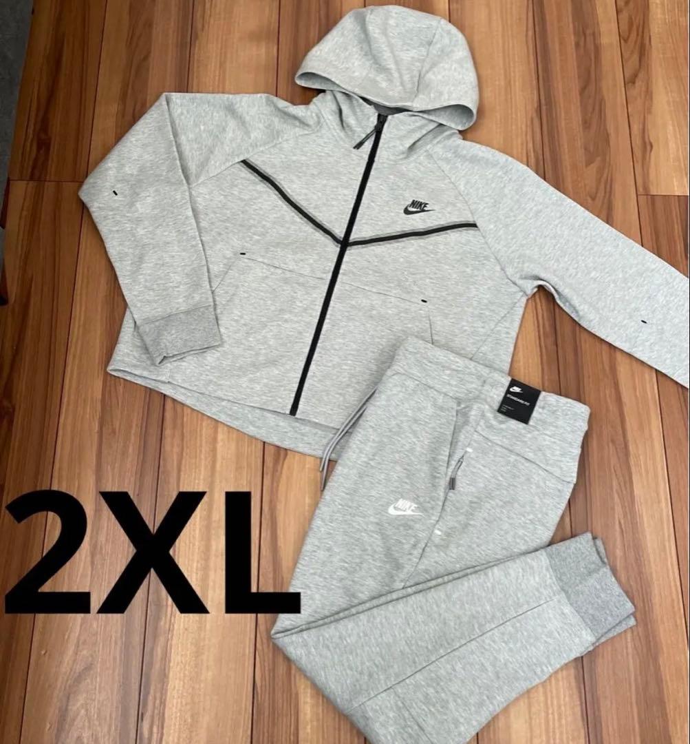 ナイキ テックフリース セットアップ 新品 グレー 2XL - メルカリ