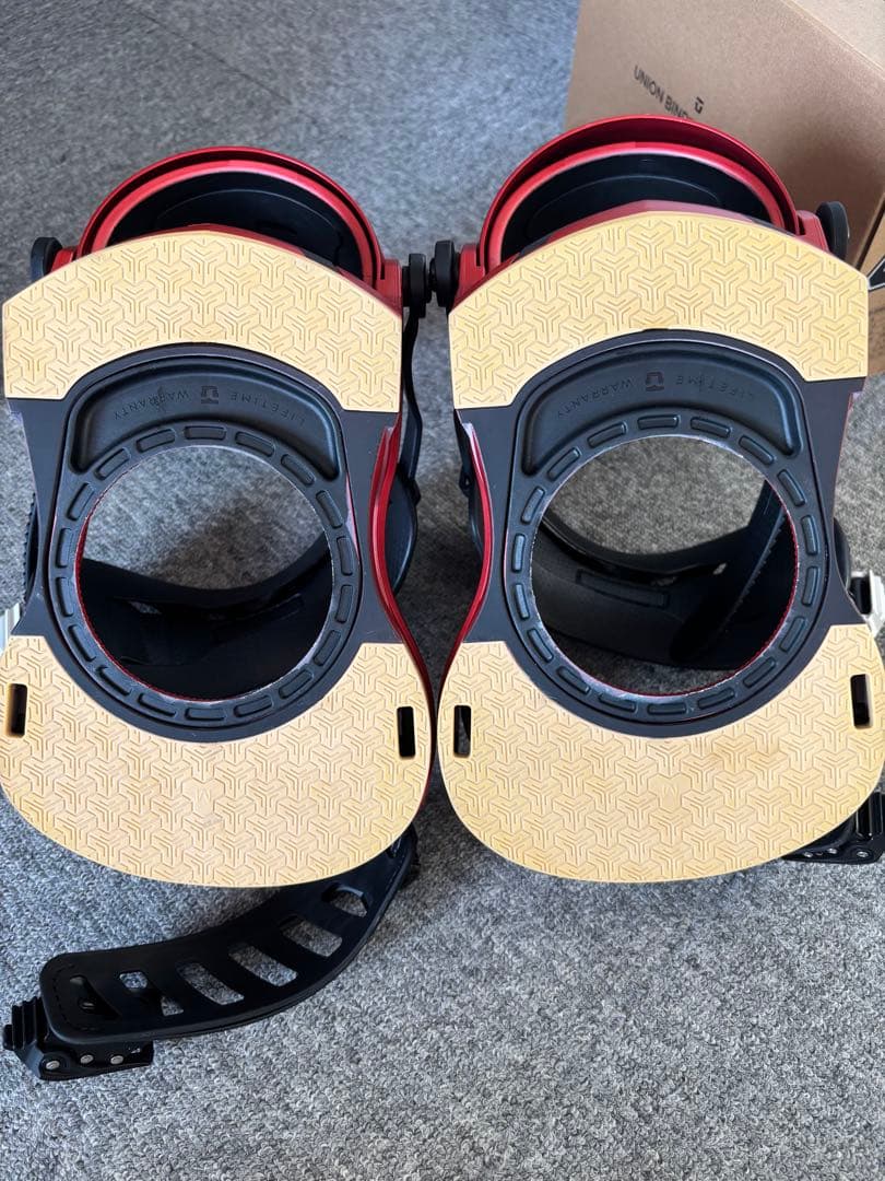 24/25 UNION ATRAS PRO メタリックレッドMサイズ UNION BINDING 24-25