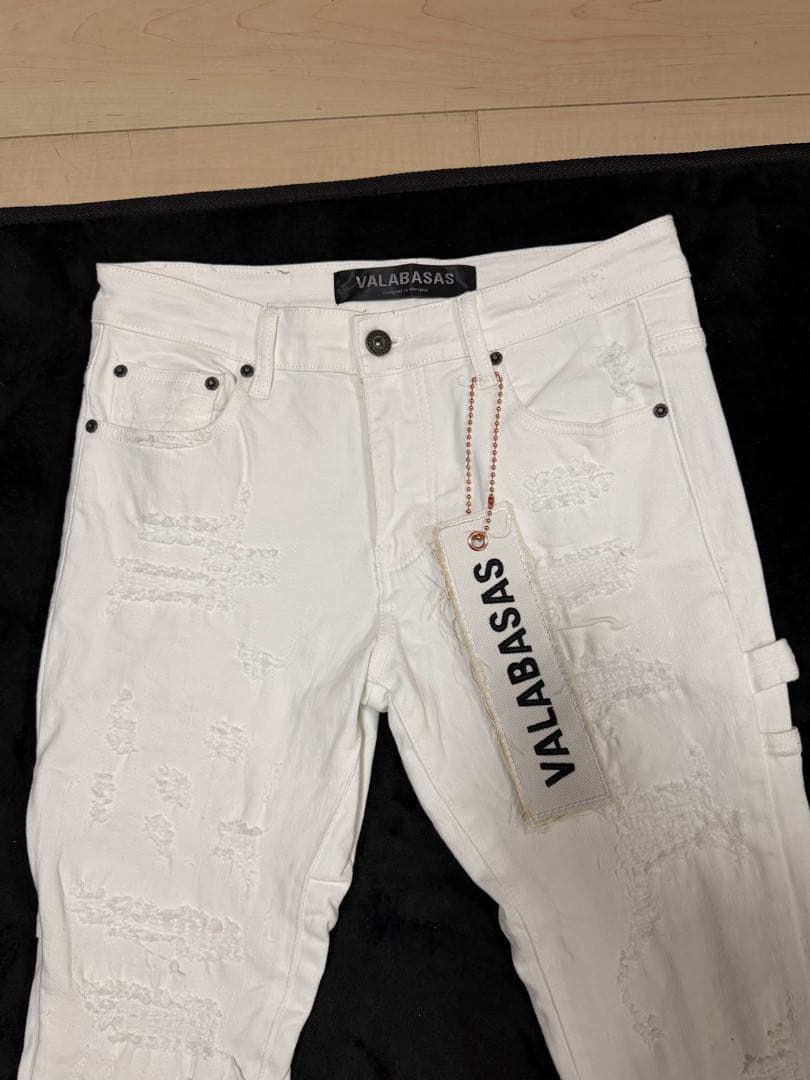 バラバサス　フレアデニム　30インチ 即発送 楽天市場】VALABASAS ヴァラバサス フレアデニムパンツ 28,30,32inch