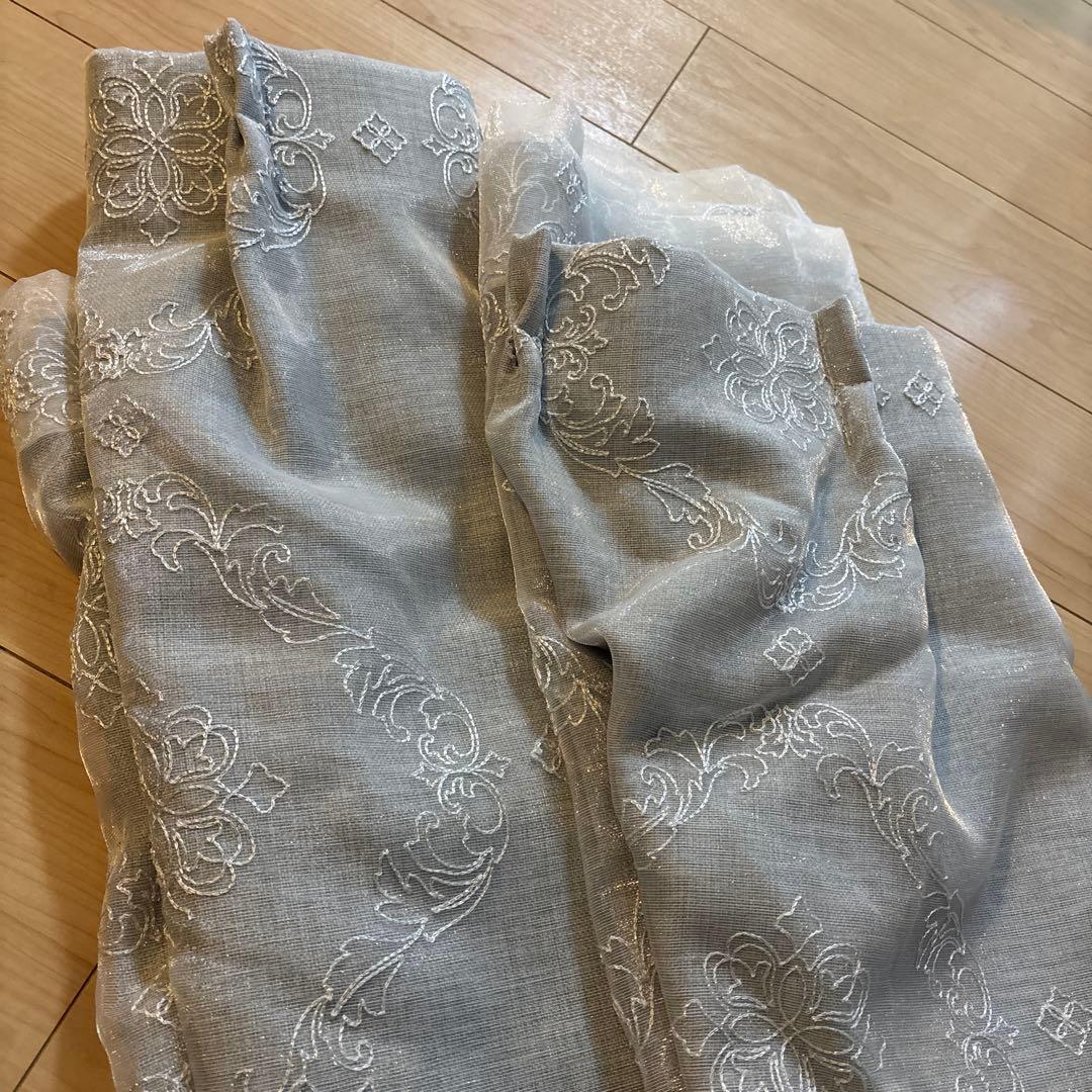 美品 Francfranc ダブルカーテン 135㎝×100 ㎝ 2枚セット - メルカリ