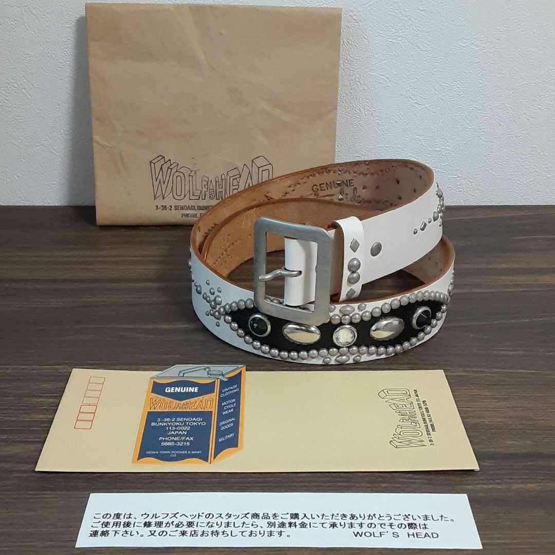 ウルフズヘッド 初期スタッズベルト 正規品 付属品有 ビンテージ