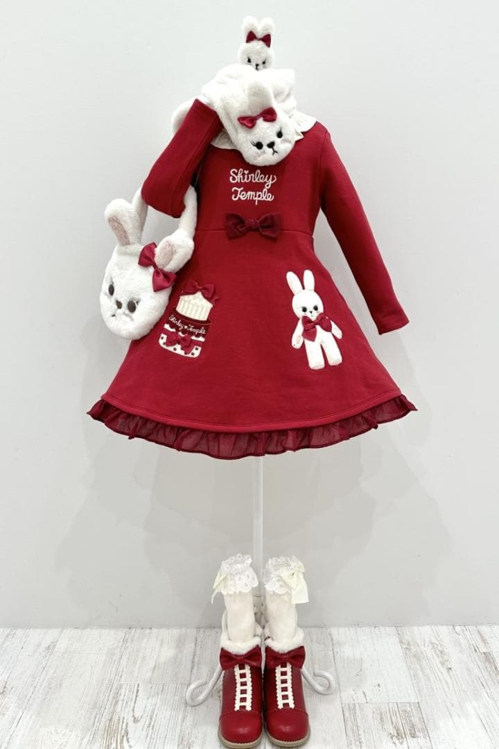♥うさぎ♥プレゼントボックス♥ワンピース♥シャーリーテンプル♥130