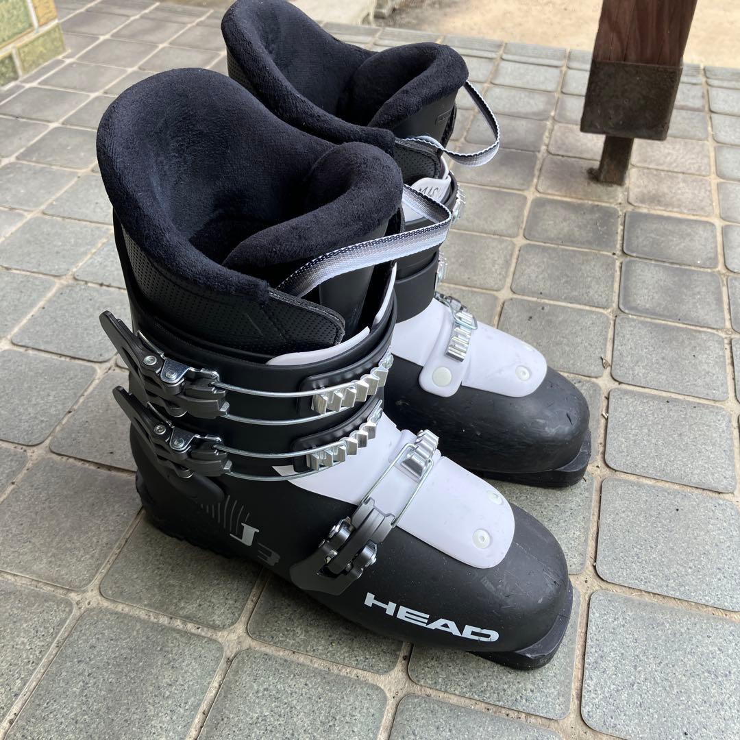 HEAD J3 スキーブーツ キッズ ジュニア用 黒 25 25.5 ウィンタースポーツ