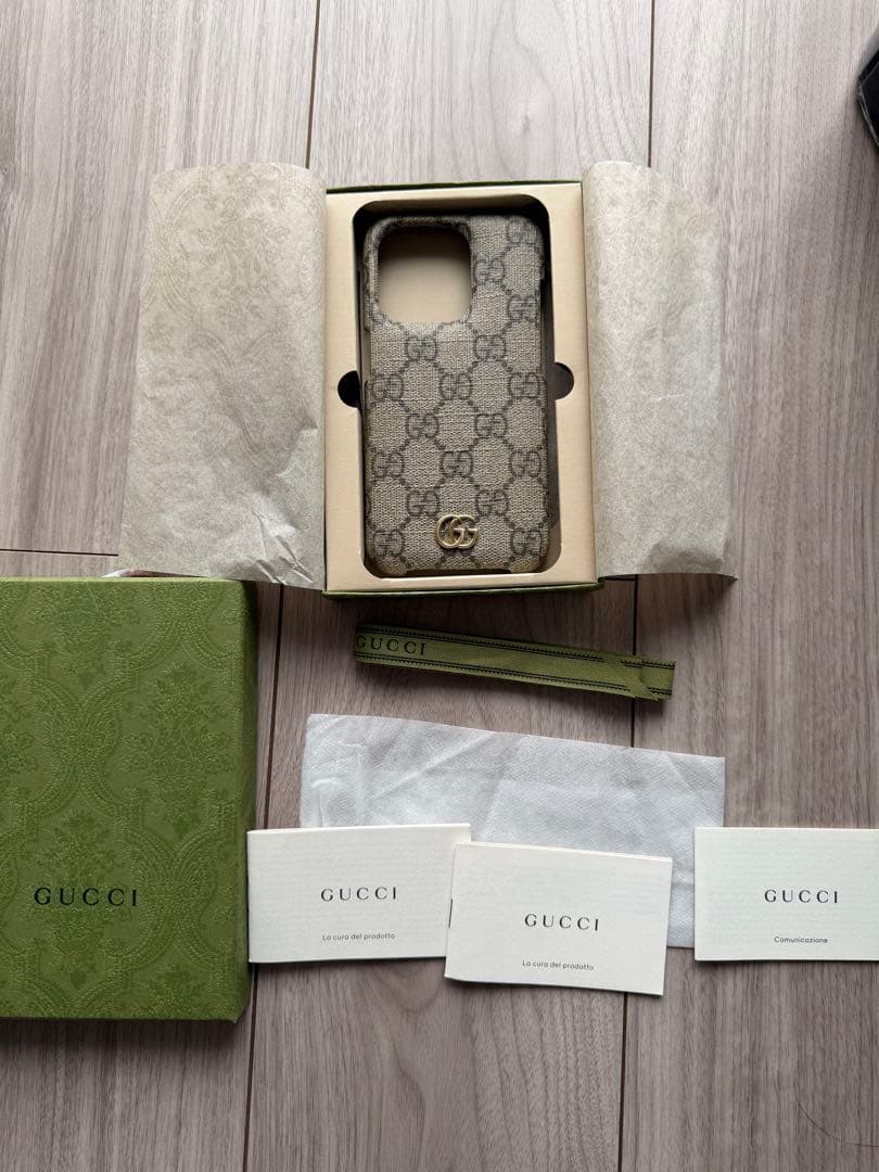 GUCCI グッチ オフィディア スマホケース iPhone15pro 極美品 - メルカリ