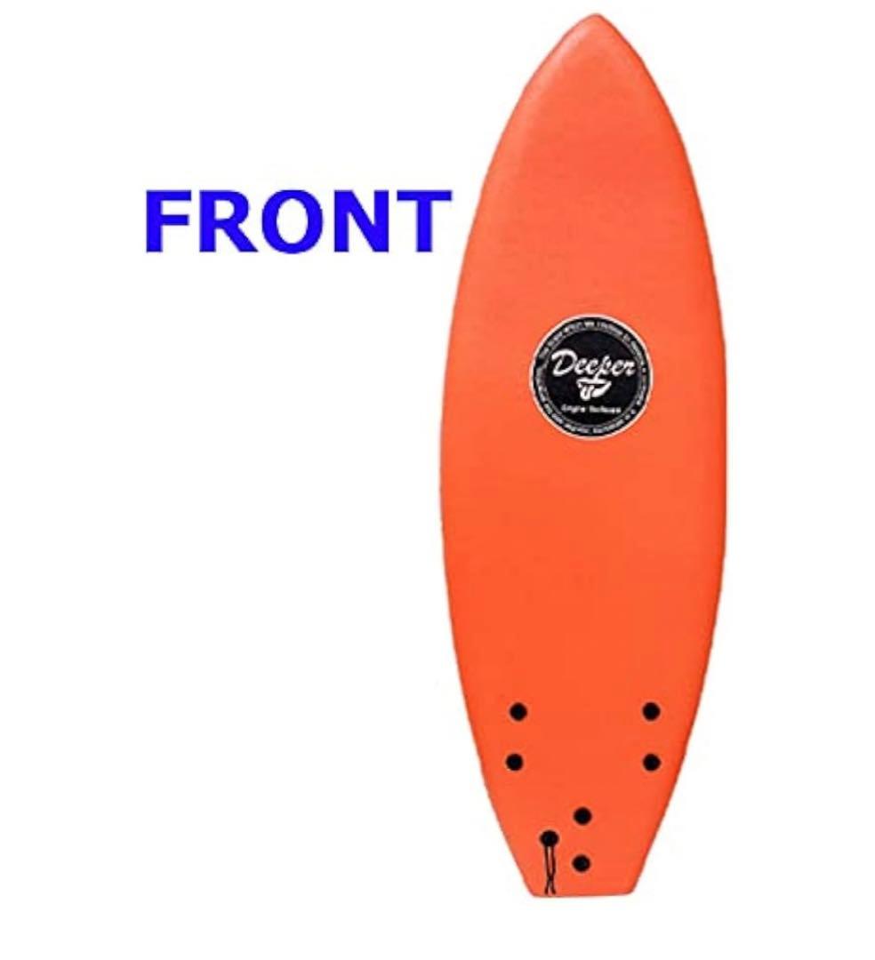 Deefer オレンジ ファンボード 3フィン付き