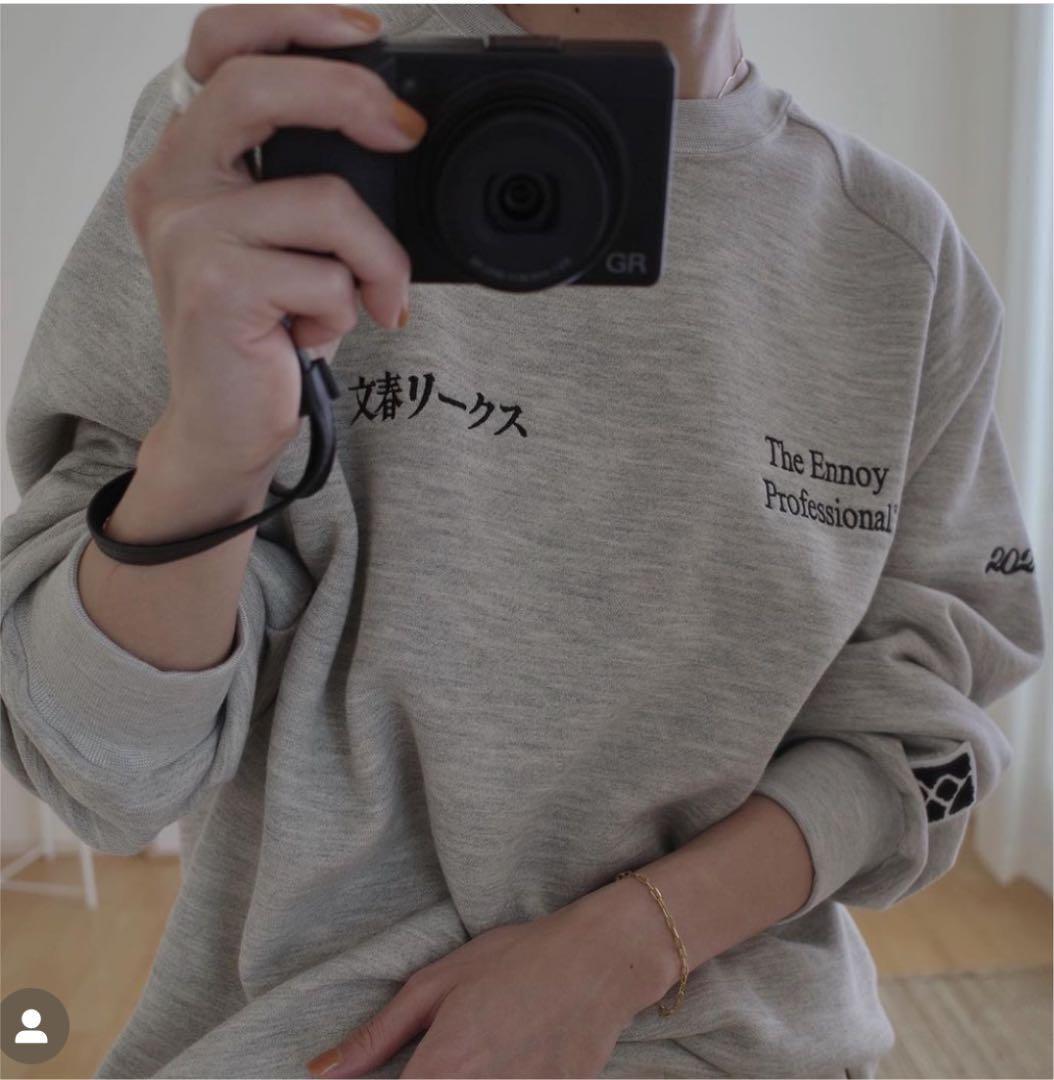 XL】ENNOY エンノイ 文春リークス スウェット グレー - メルカリ