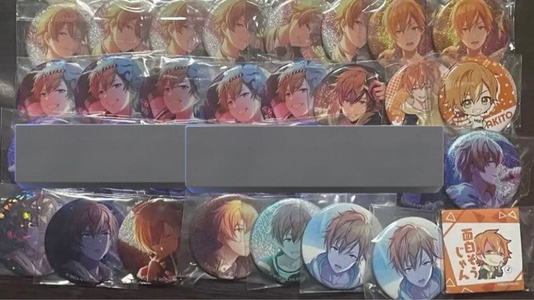 東雲彰人 缶バッジ プロセカ グリ缶 グリッター 缶バッジ 5B 彰人 プロセカ 東雲彰人 グリ