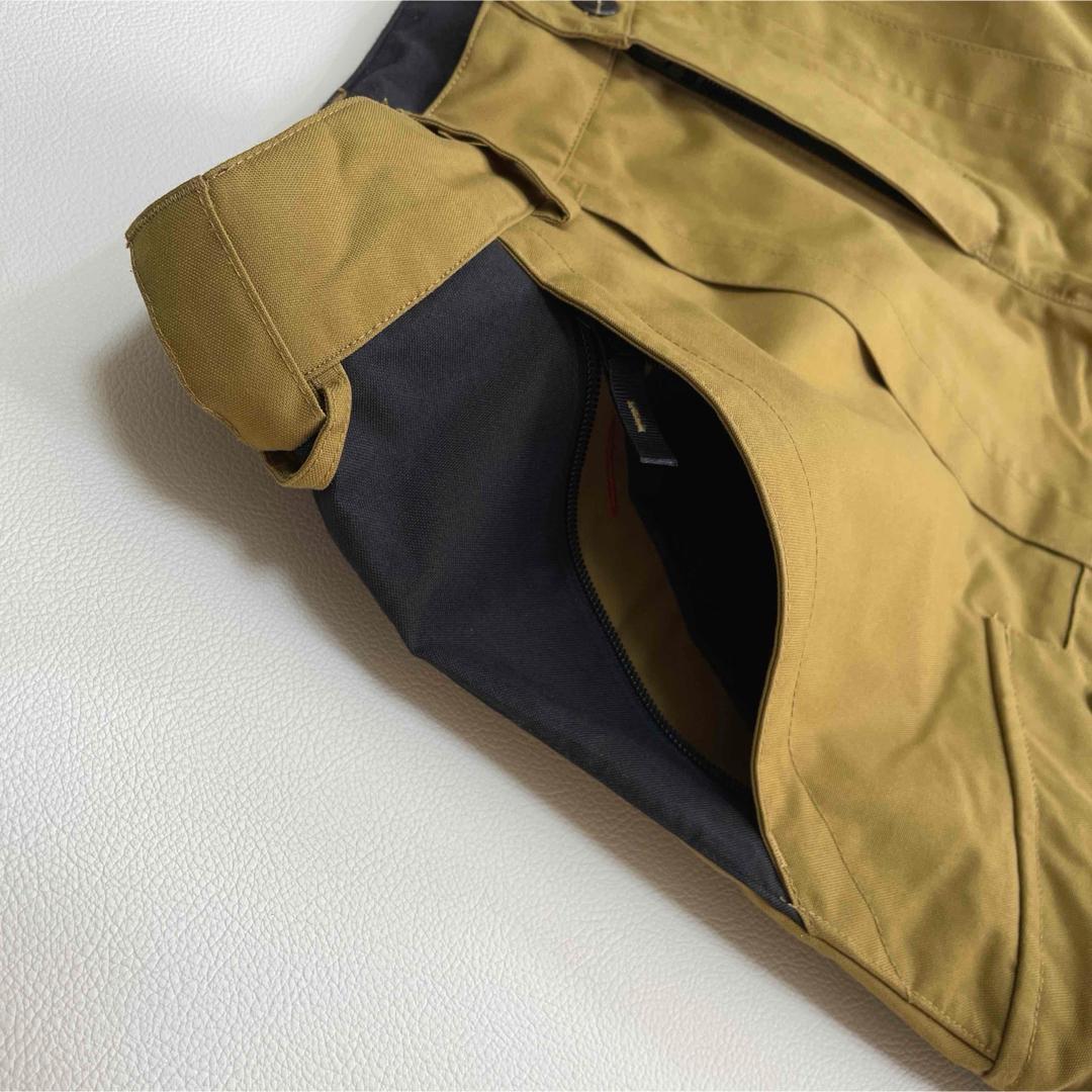 6606 バートン パンツ メンズ バイカラー ダブルニー ベージュ ブラック