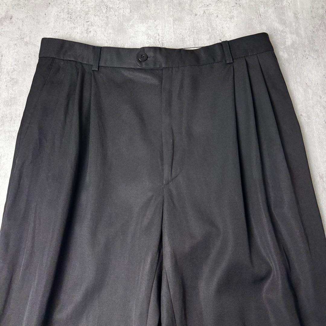 イタリア製 Zanella ザネッラ 3タック ダブル仕様 スラックス W36