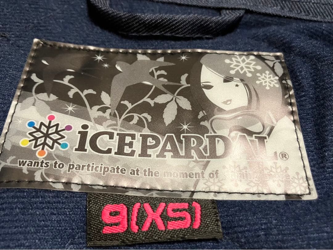 iCEPARDAL】スキー・スノーボード多機能・細見えウェア9(XS)未使用級