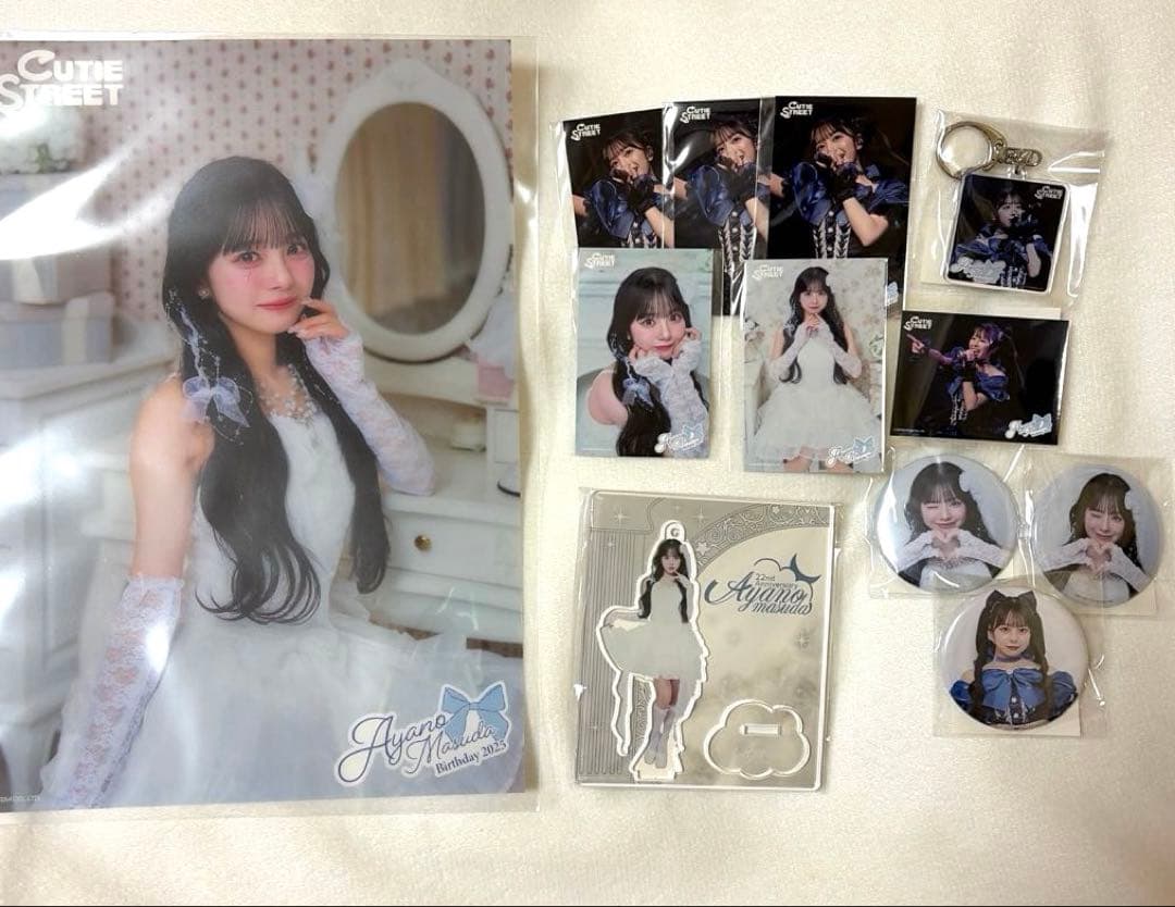 CUTIE STREET 増田彩乃 生誕祭 すきくじ アクスタ トレカ 缶バッジ 🎉︎︎☁増田彩乃 生誕グッズオンライン販売︎︎☁🎉 #増田彩乃生誕祭