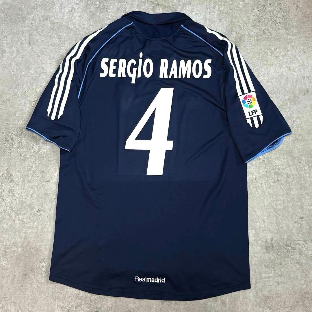 レアルマドリード 05/06 #4 セルヒオラモス ユニフォーム adidas レアルマドリード 11/12 ユニフォーム ホーム 半袖 ▽#4