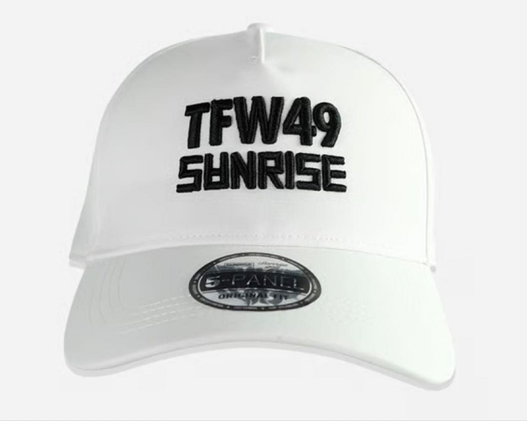 【希少・新品】TFW49 × SANRISE コラボ メッシュキャップ ホワイト TFW49 ティーエフダブリュー PUNCHING MESH 6PANEL T132520027
