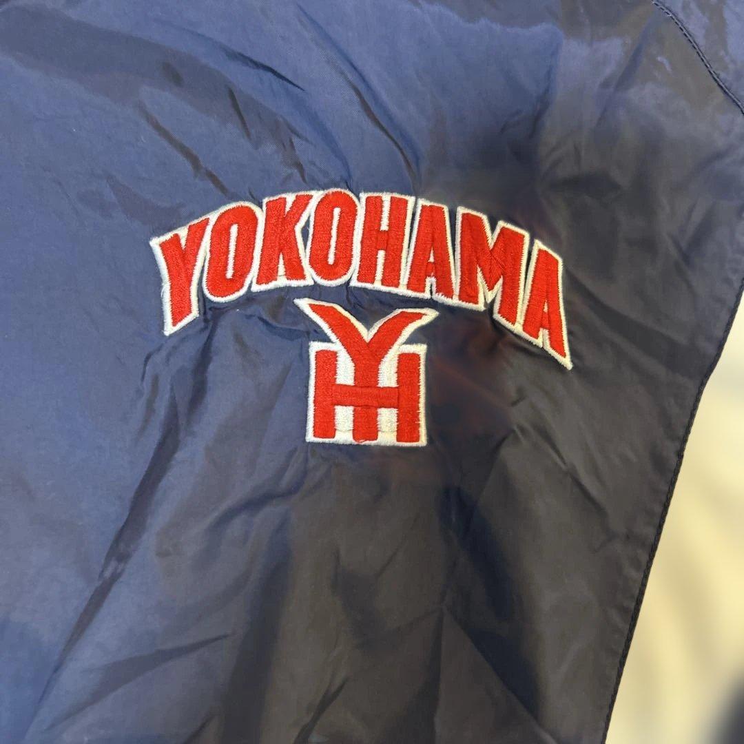 横浜高校硬式野球部 ナイロンジャンパー サイズL〜XL 選手実使用