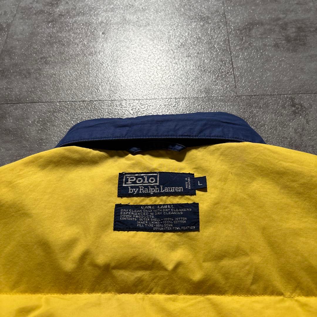 超希少 90s Ralph Lauren reversible down jkt