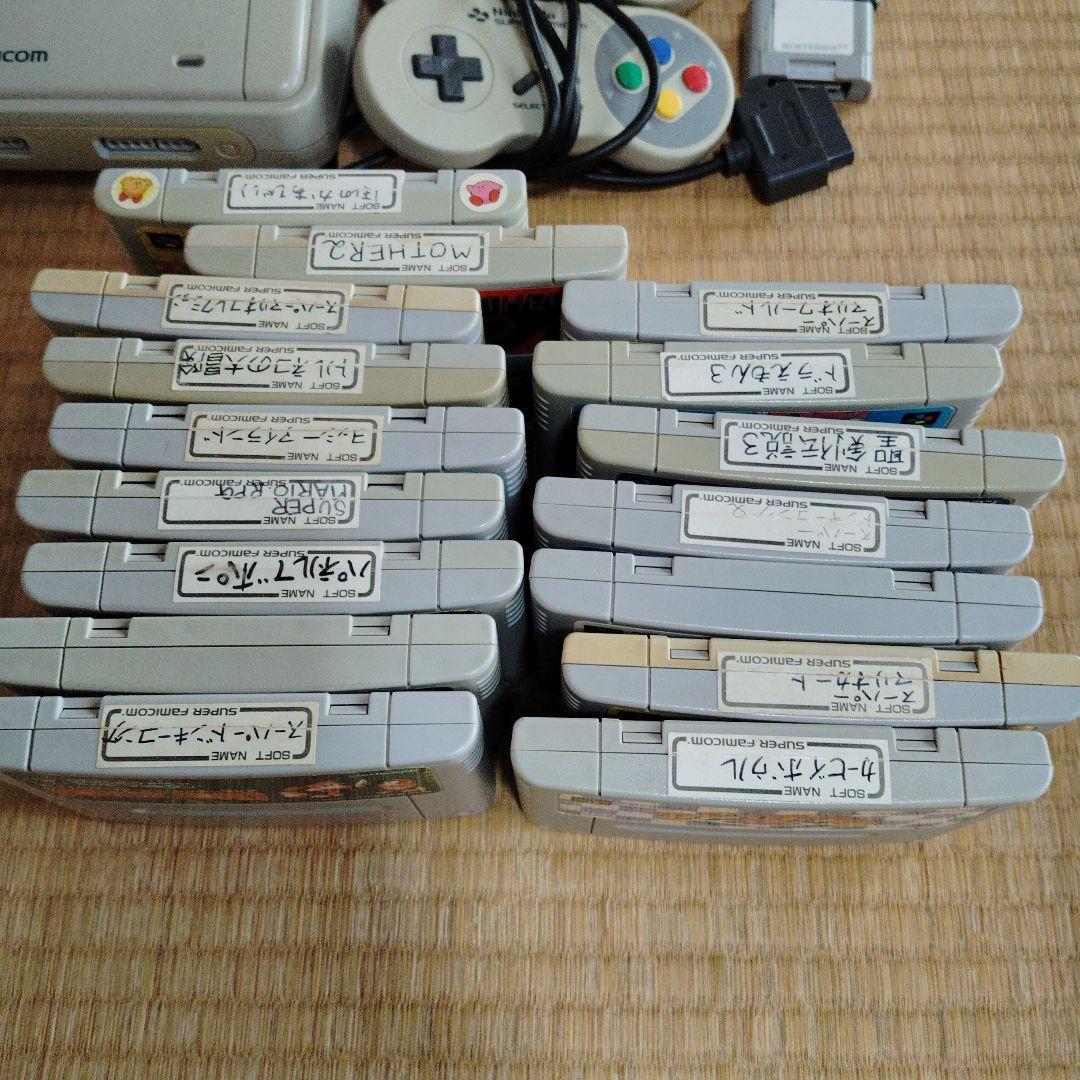 Nintendo スーパーファミコン 本体とゲームソフトセット ジャンク品