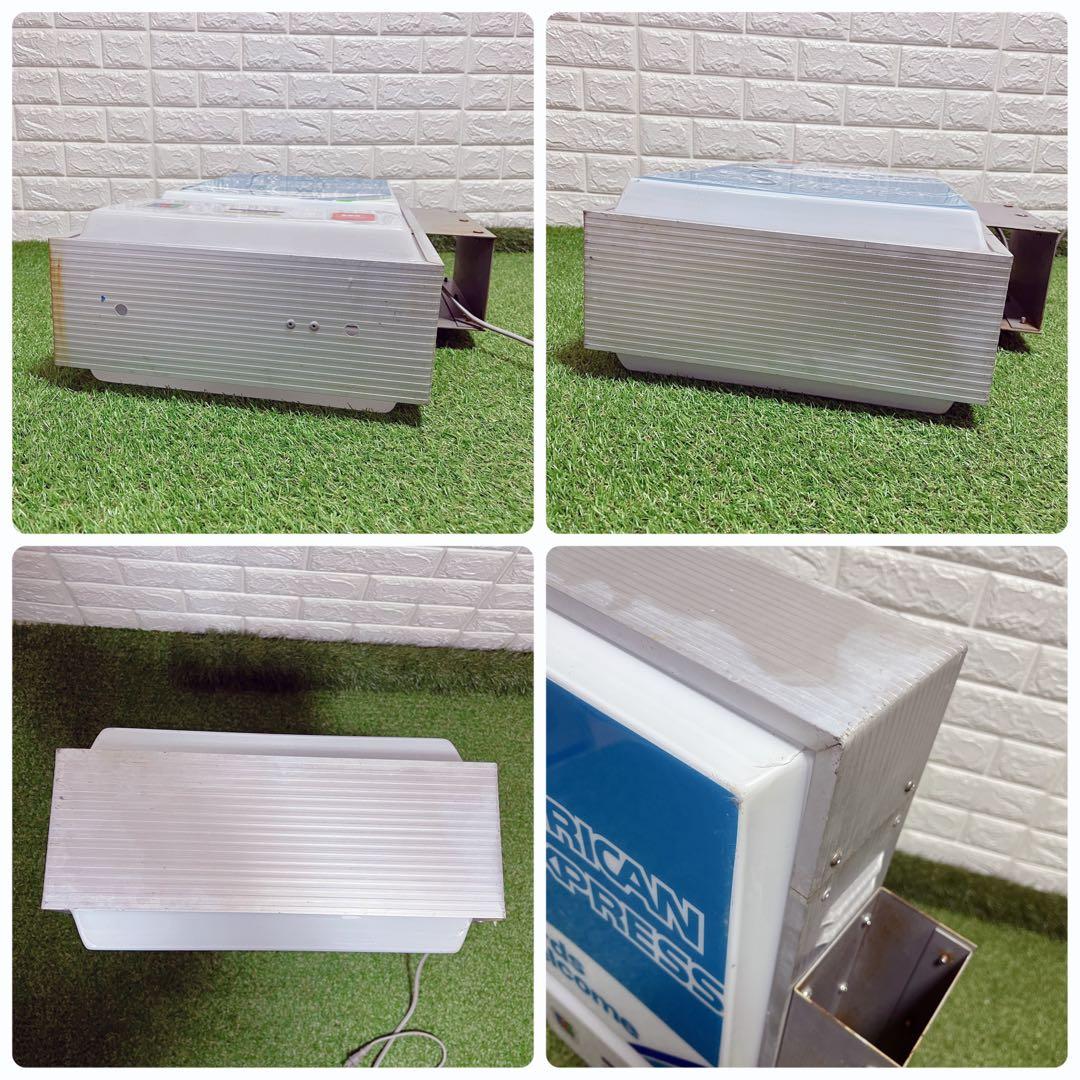 入手困難 平成レトロ アメリカンエキスプレス 看板照明 ライト