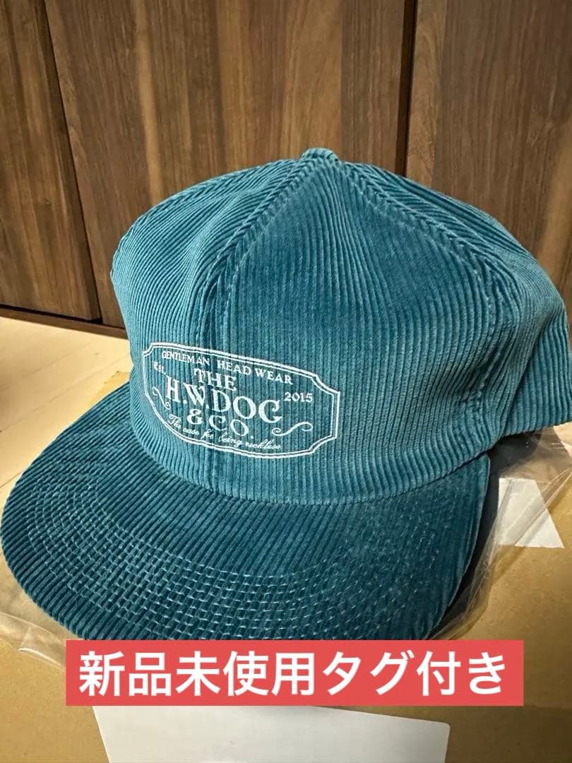 美品H.W.DOG & CO. コーデュロイ帽子 Mサイズ 2015年製