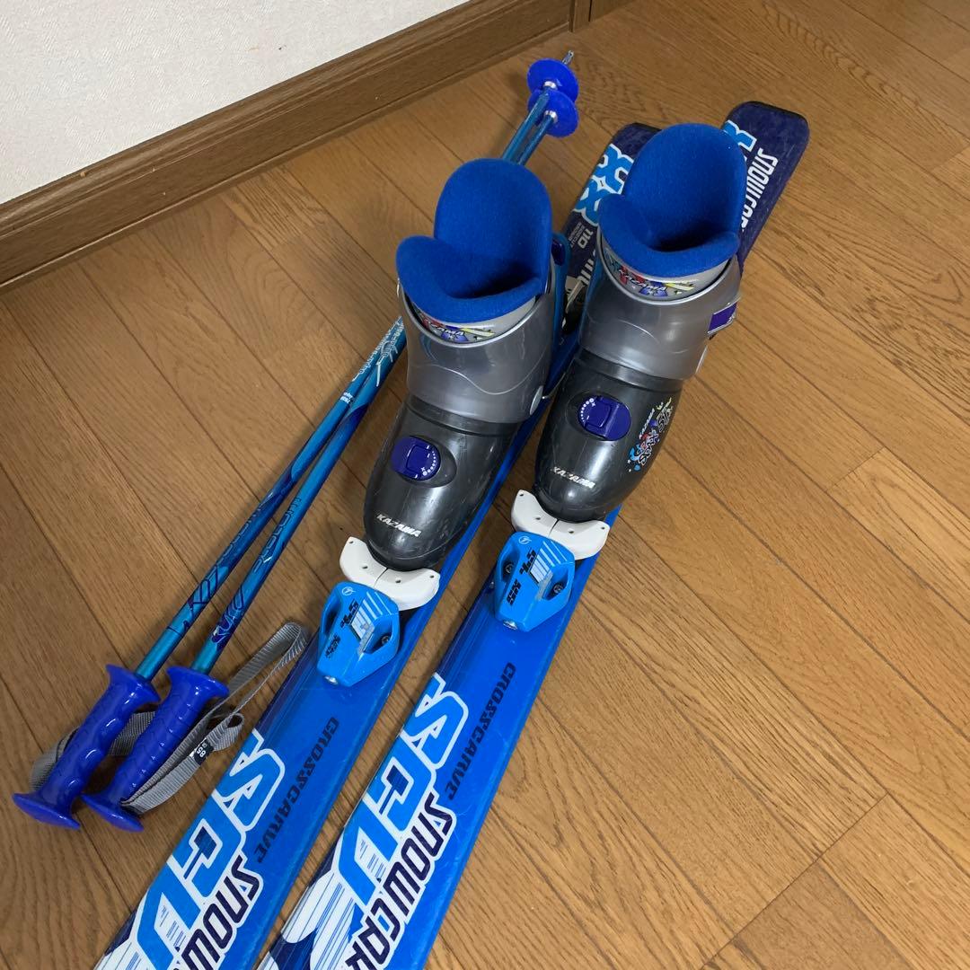 SNOWCARVING ジュニアスキー4点セット 110㎝の通販はau PAY マーケット
