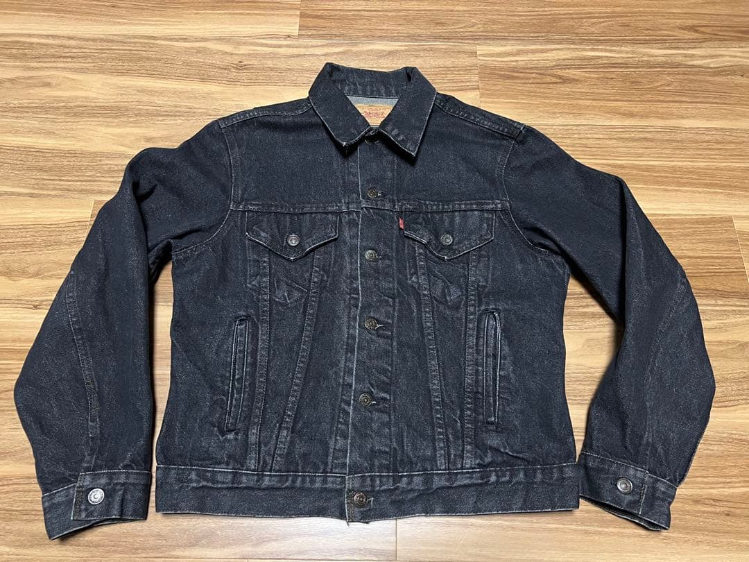 Levis 70506 0259 ブラック サイズ42 84年8月製 LEVI'S 70506-0259 BLACK DENIM JACKET（SZ 44/GOOD CONDITION