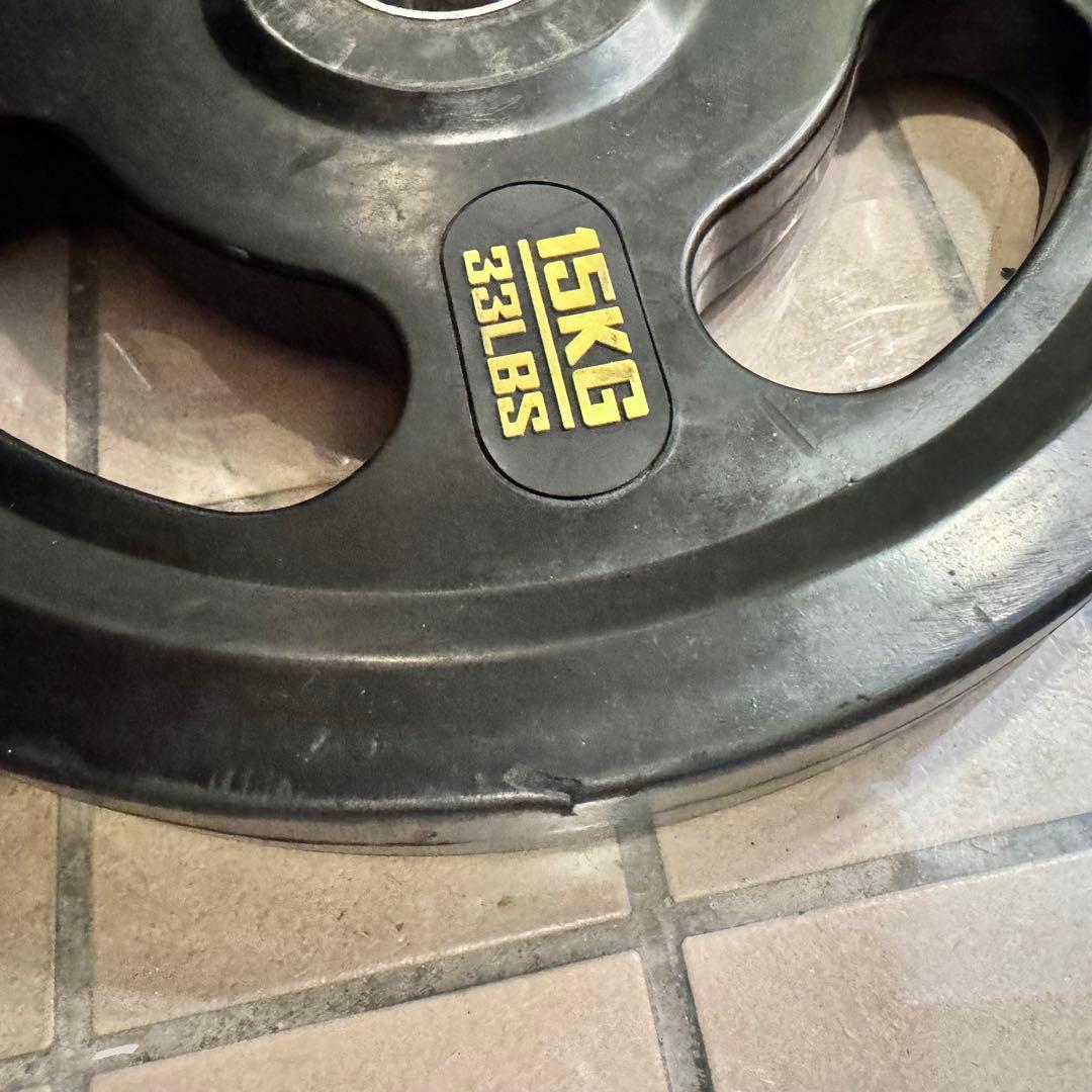 107.5kg IROTEC ラバー 50mm オリンピック プレート 12枚