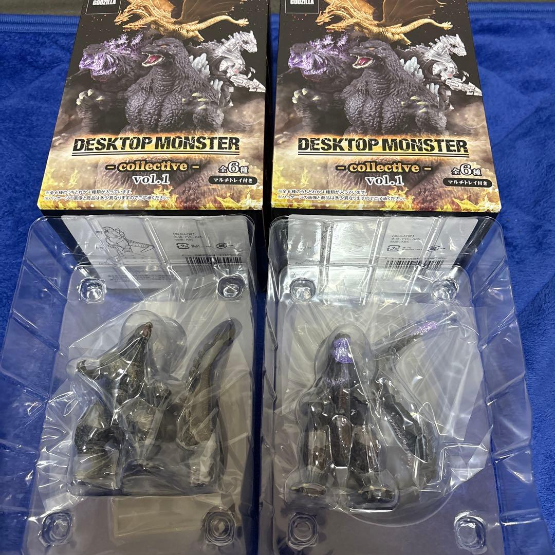 DESKTOP MONSTER collective 2種 ゴジラ フィギュア - メルカリ
