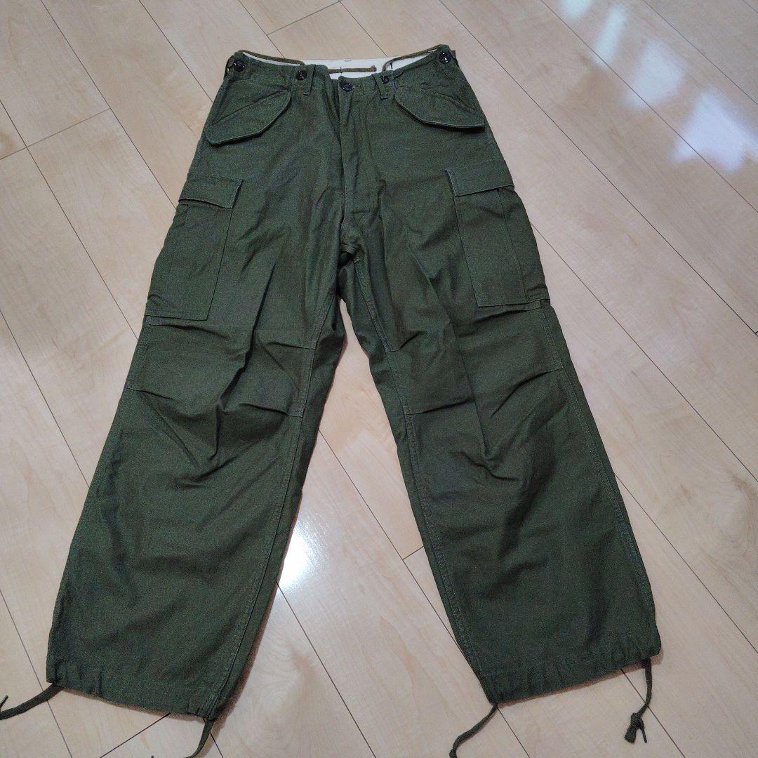 アーミーM51 カーゴパンツ　ビンテージ　ミリタリー　リアルマッコイズ デッドストック M51フィールドパンツ USアーミー カーゴパンツ 6