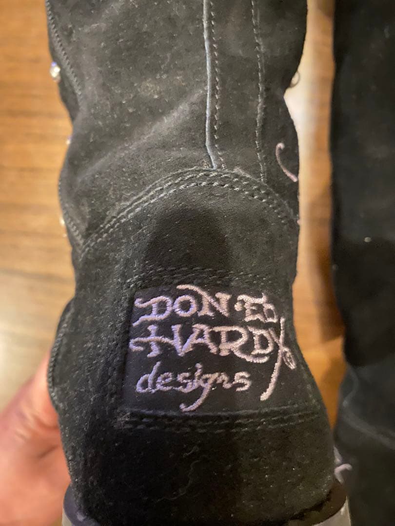 Ed Hardy スカルデザインブーツ Ed Hardy スカルデザインブーツ