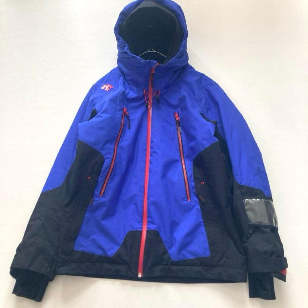 高機能】デサント HEAT NAVI 中綿スキーウェア ジャケット L ブルー