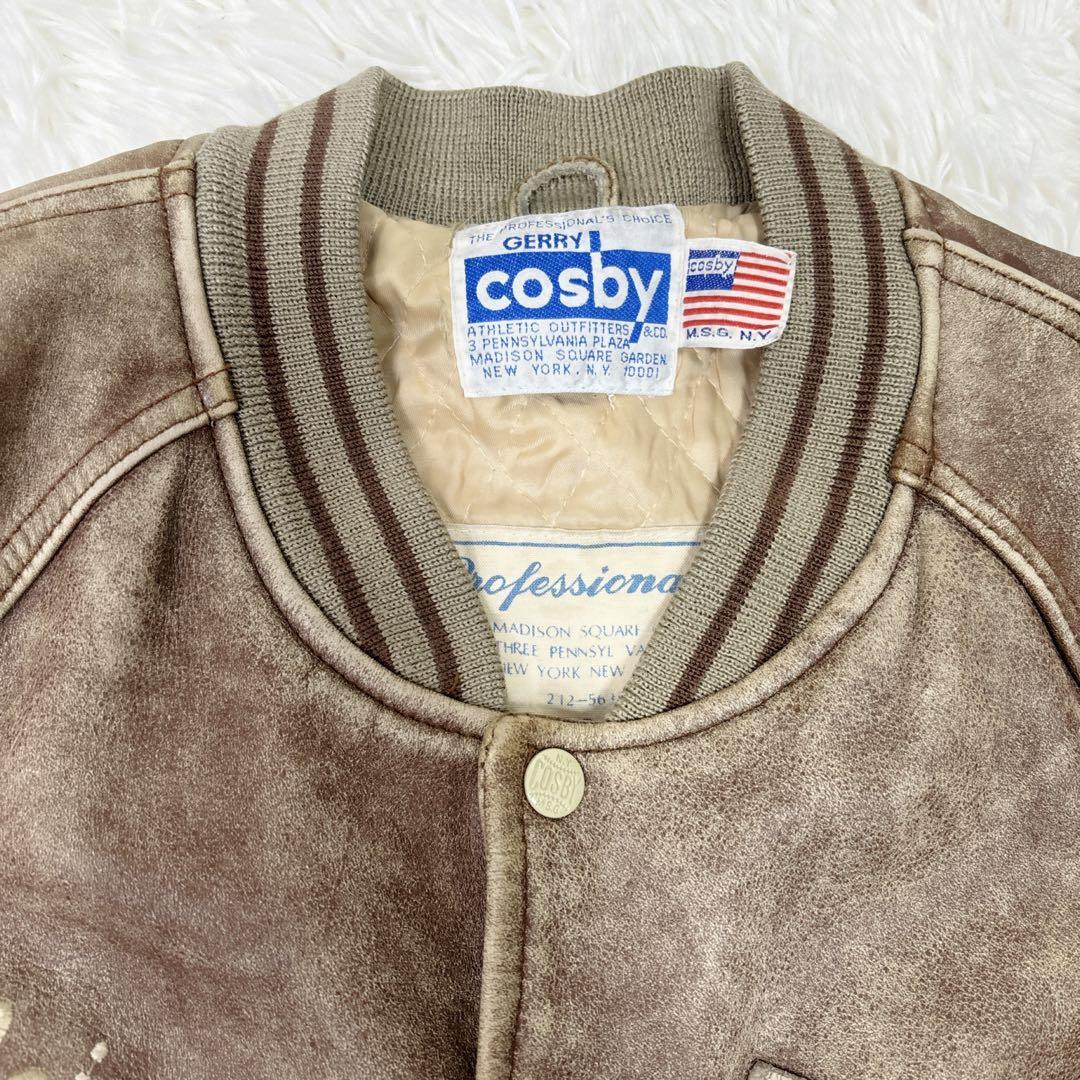 GERRY Cosby 90s ビンテージ レザー ジャケット スタジャン - メルカリ