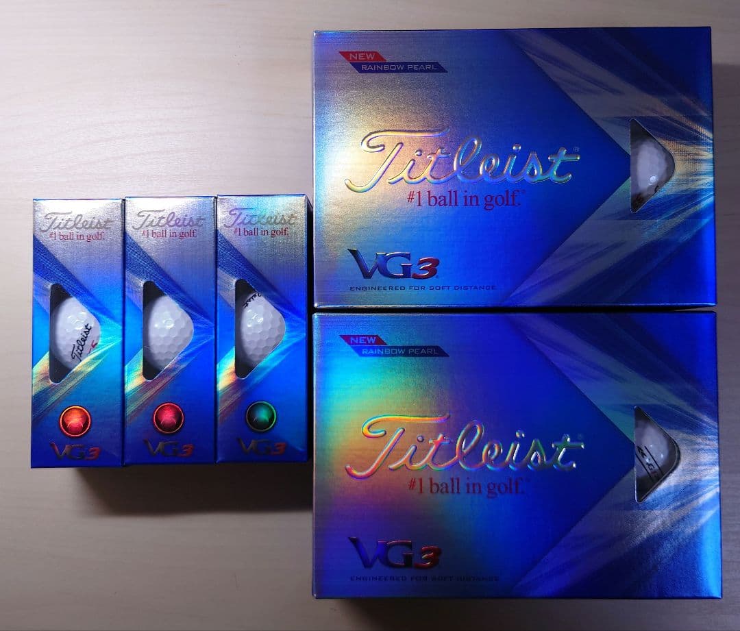 Titleist VG3 ゴルフボール ２ダース＋３スリーブセット Amazon.co.jp: 2022年モデル titleist タイトリスト VG3 マット