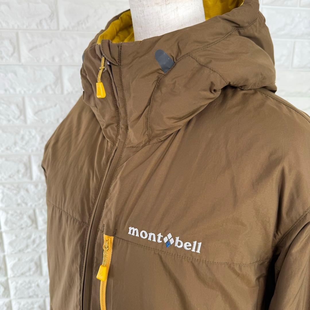 mont-bell モンベル ダウンジャケット リバーシブル 茶 黄 コロラド