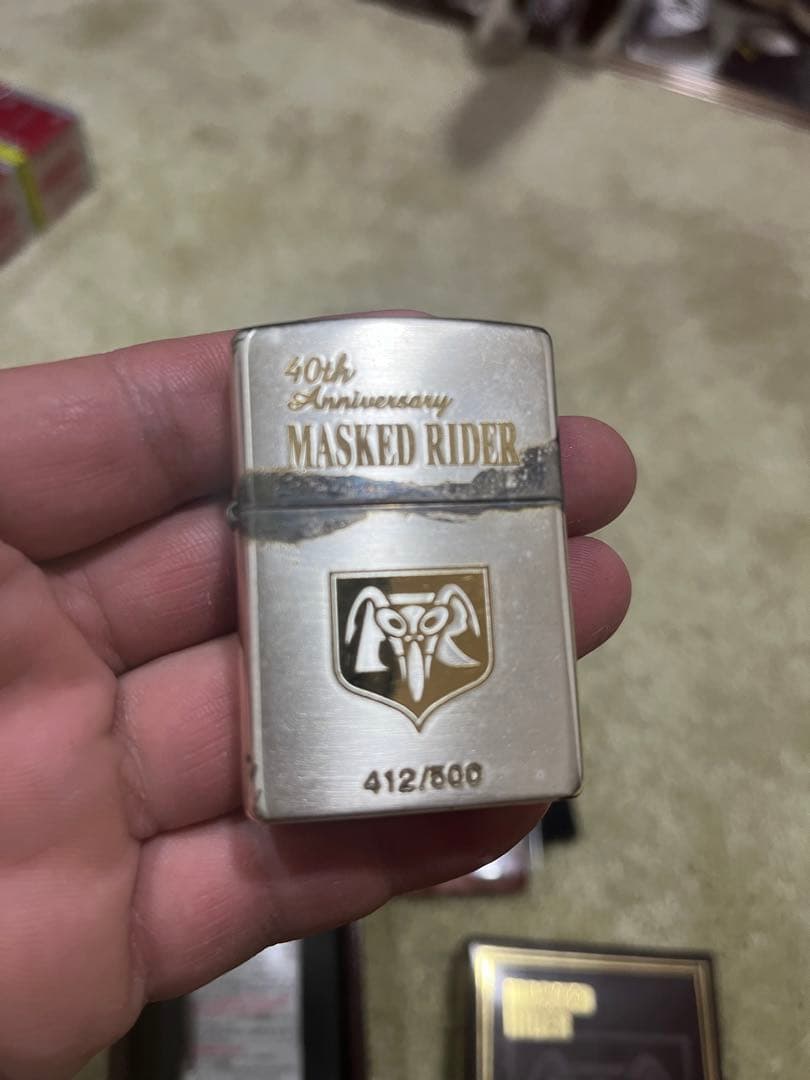 Zippo 仮面ライダー40th記念 旧1号フェイスディスプレイ付 限定 - メルカリ