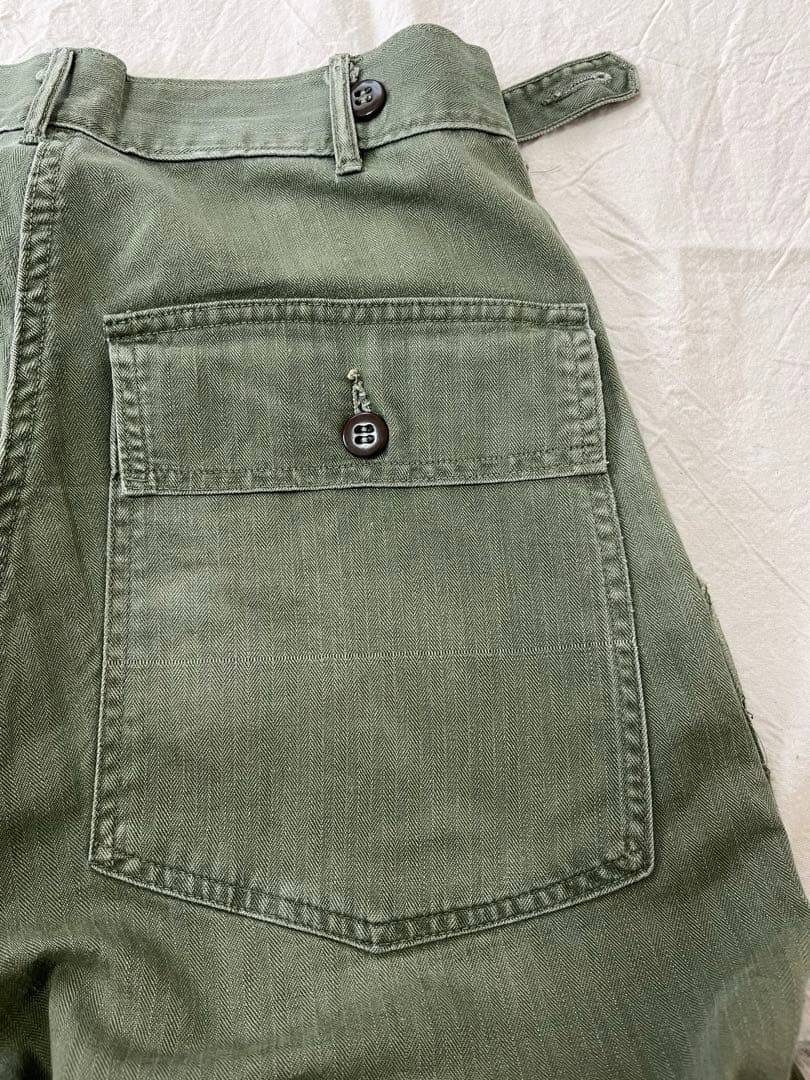 40s 50s us army HBT ベイカーパンツ ユーティリティパンツ - メルカリ