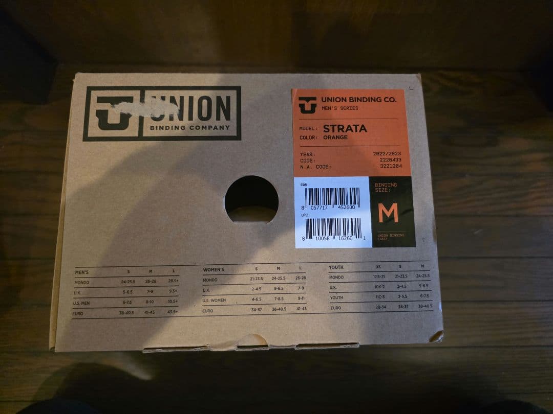 UNION STRATA 【size.M】ユニオン ストラータ UNION STRATA M ユニオンストラータ ビンディングユニオン