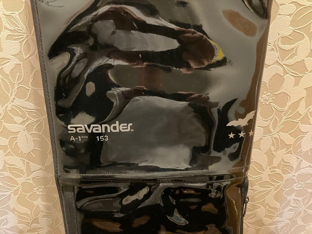 値下げ スノーボード 153cm savander 赤黒デザイン - メルカリ