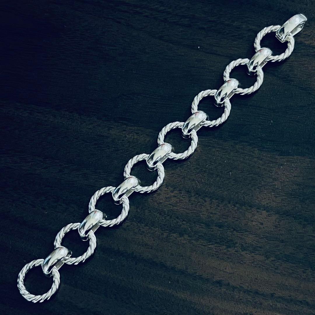 VINTAGE TIFFANY ティファニー ツイスト サークル ブレスレット - メルカリ