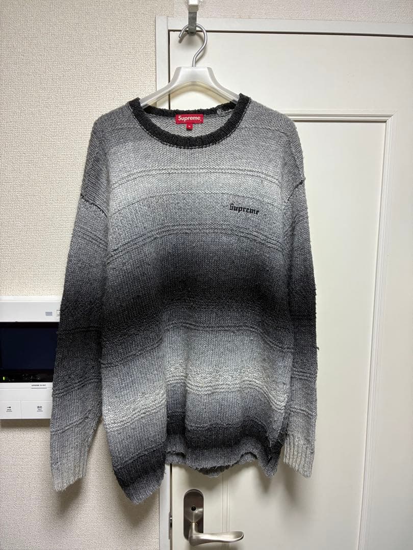 supreme Gradient stripe sweater ニット Supreme Gradient Stripe Sweater (FW22) - $158