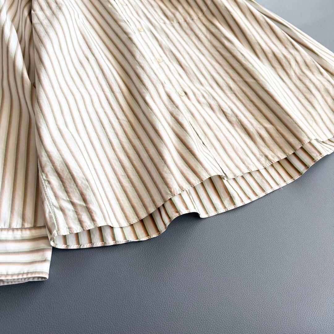 オーラリー】WASHED FINX TWILL STRIPE SHIRTS - メルカリ