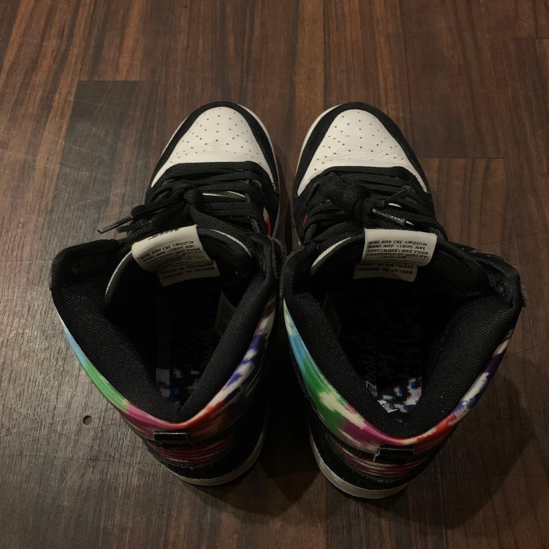 美品NIKE SB DUNK HIGH PROテレビテストパターン 27.5cm