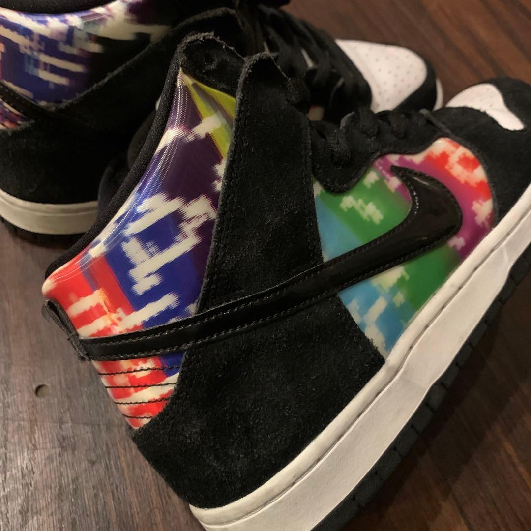美品NIKE SB DUNK HIGH PROテレビテストパターン 27.5cm