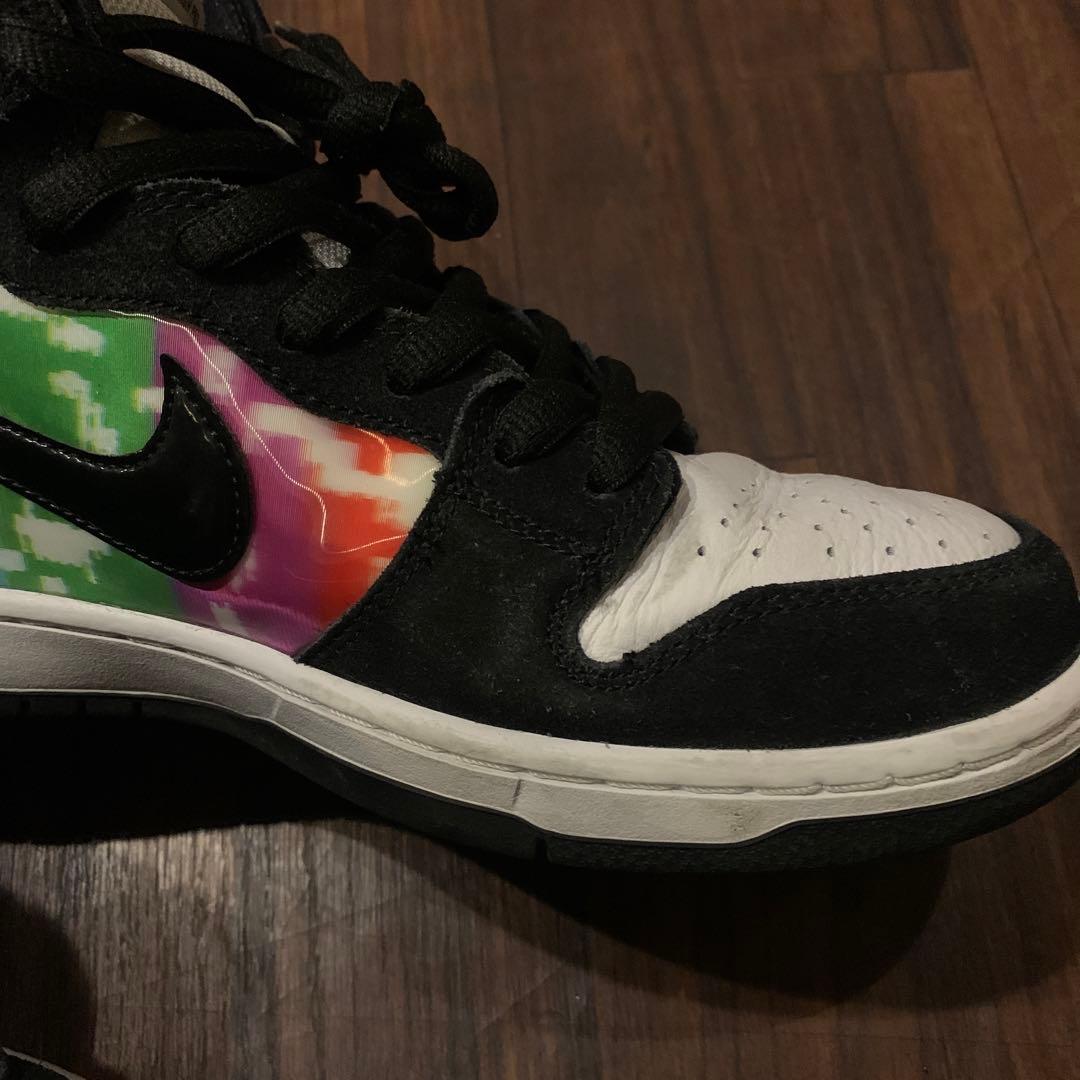 美品NIKE SB DUNK HIGH PROテレビテストパターン 27.5cm