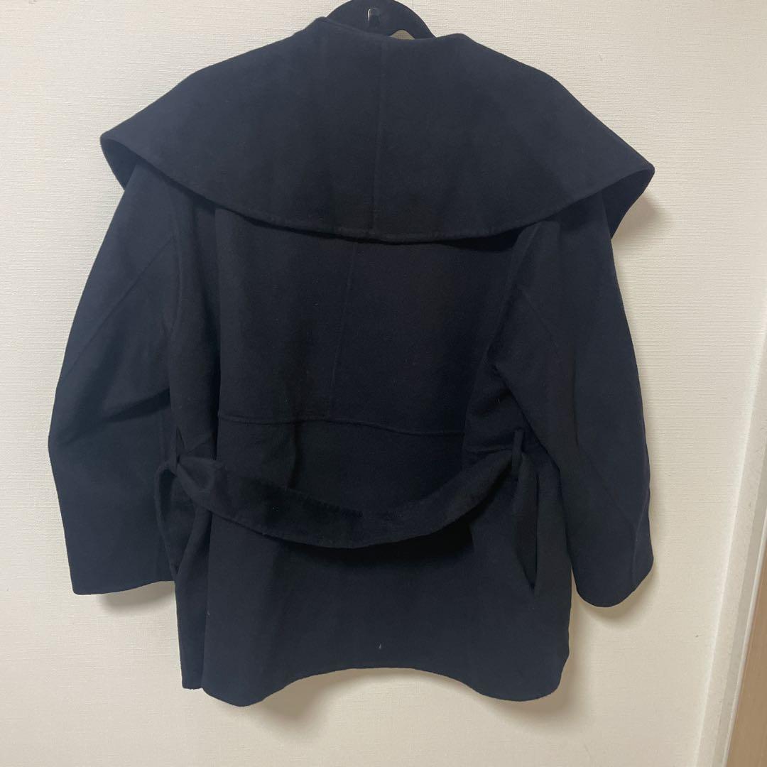 Plage 黒 ハミルトンコート ベルト付き 36サイズの通販｜www.myxop.com