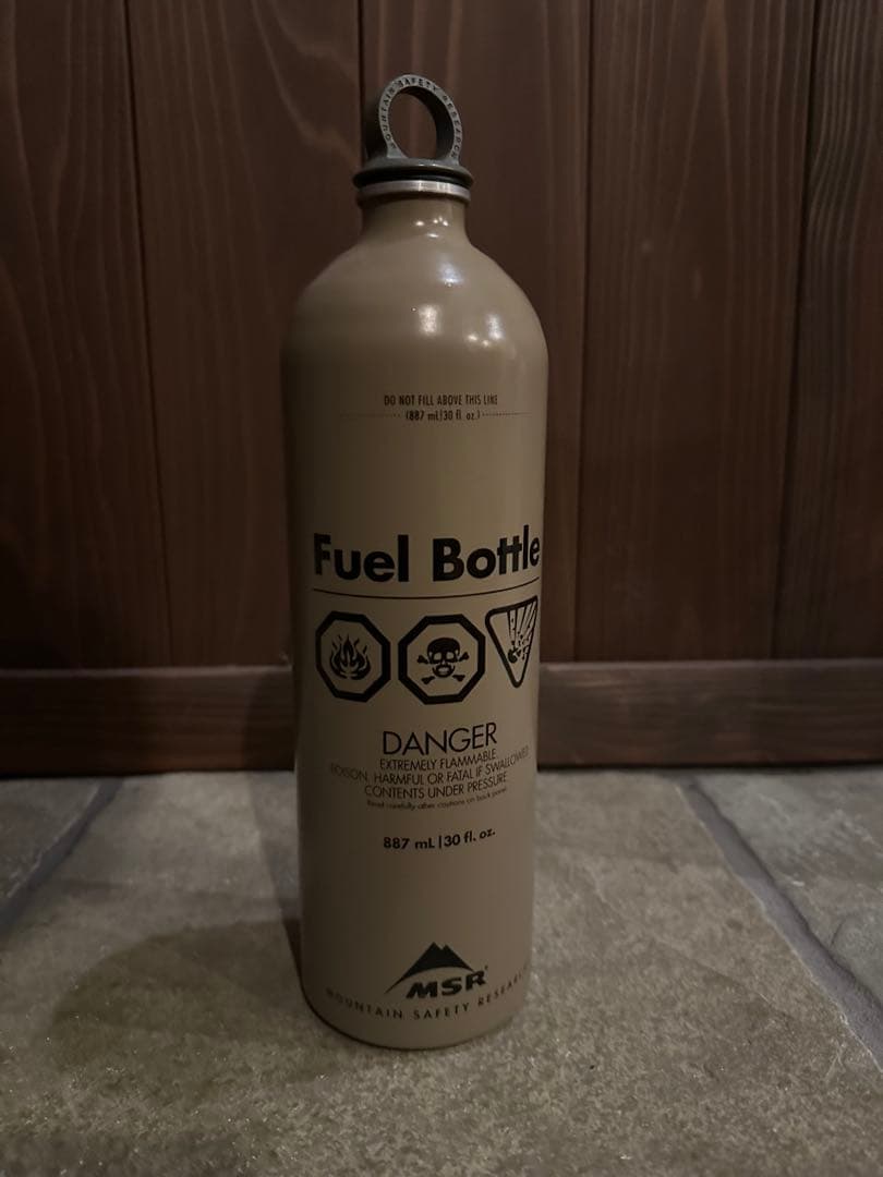 MSR 燃料ボトル　887ml デッドストック MSR 30oz<BR>タンカラー ミリタリー<BR>フューエル
