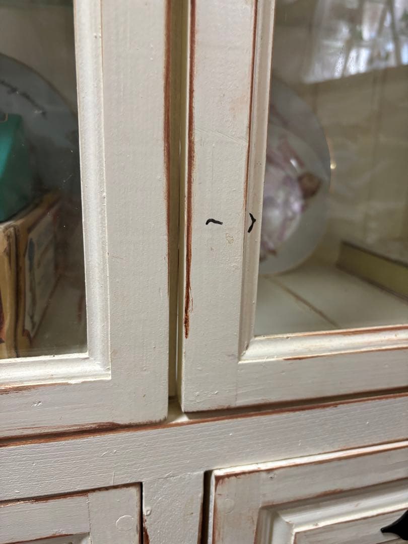 Omi様専用 シャビーホワイトな医療棚風キャビネット